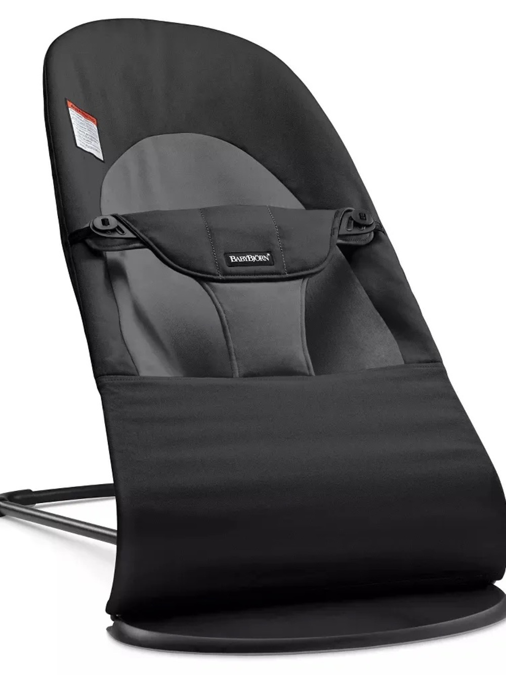 Black BabyBjorn Bouncer - Comfortable Infant Seat